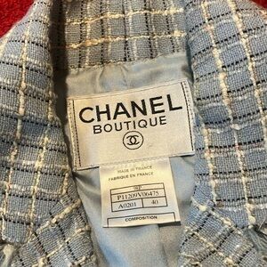 CHANEL Tweed Suit AUTHENTIC